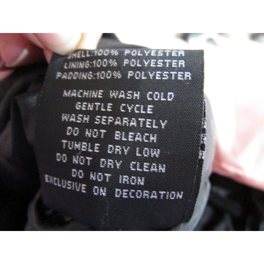 South Pole All Trap Money ATM Pink Black Vintage Bomber Jacket S/M Vintage GUC - Picture 10 of 16